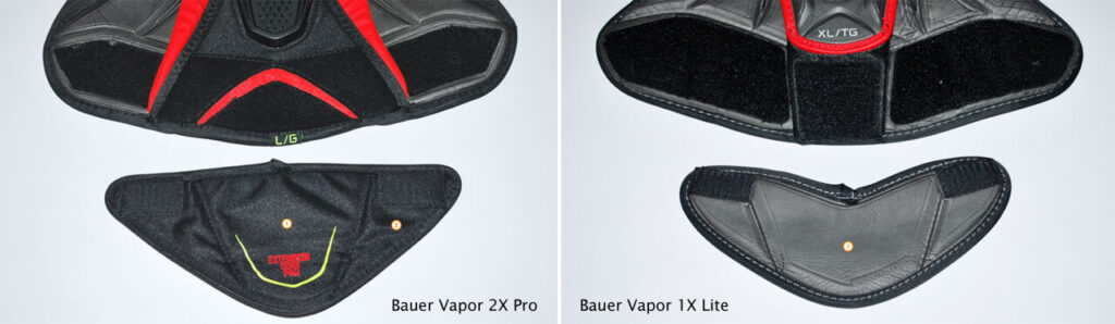Bauer Vapor removable abdominal protection